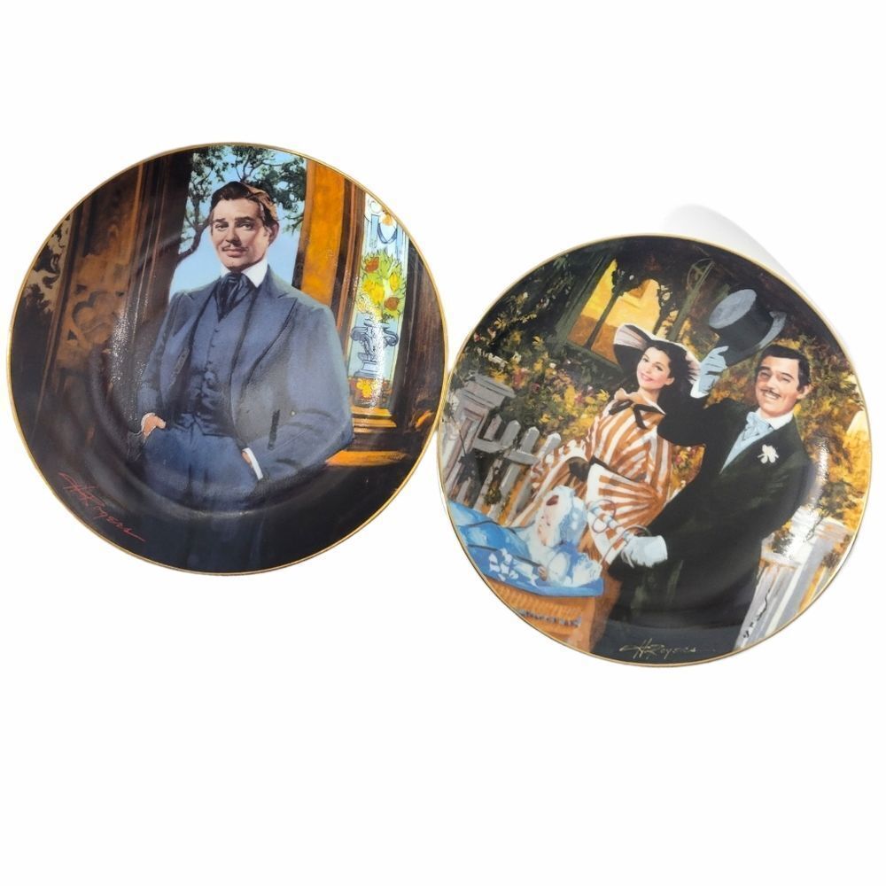 Collector Gone With The Wind Golden Anniversary Series 1989 Howard Rogers Plates